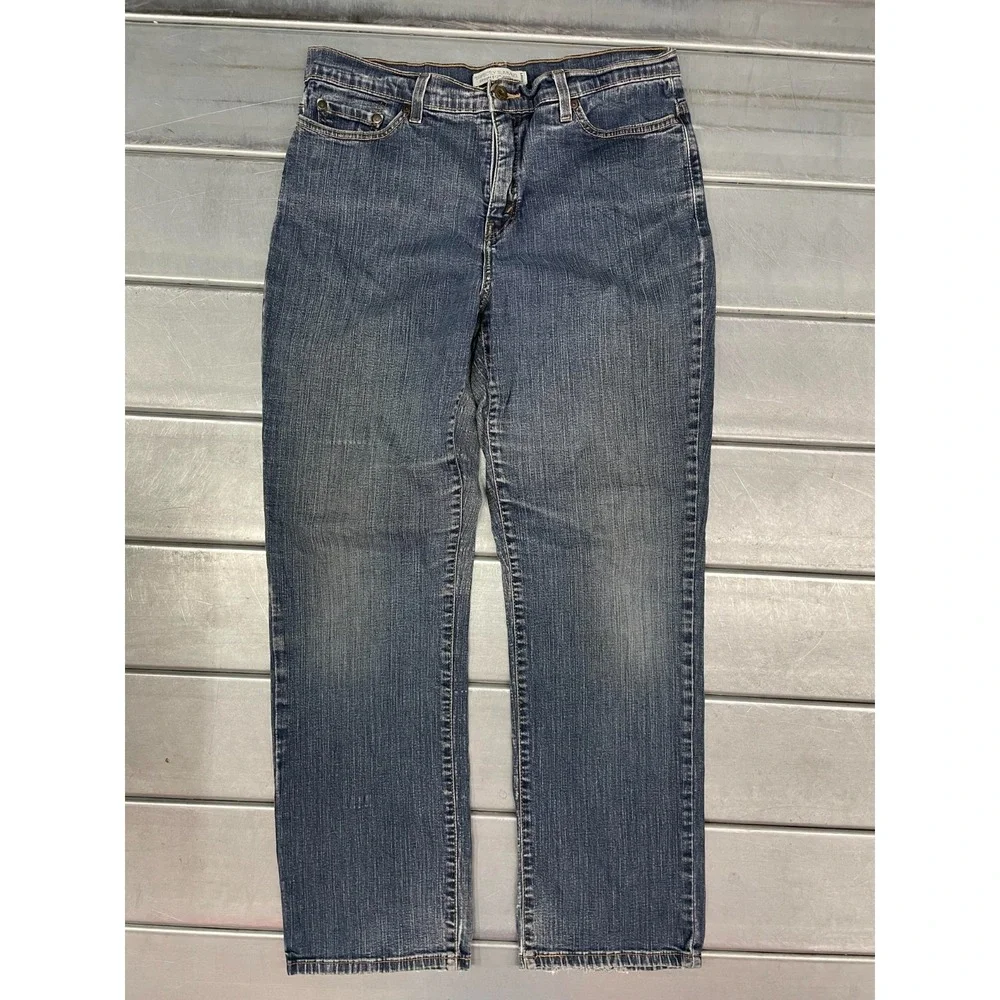 VTG Levis 512 Jeans Slimming Straight Womens 14M 32X31‎ Blue Medium Wash Denim